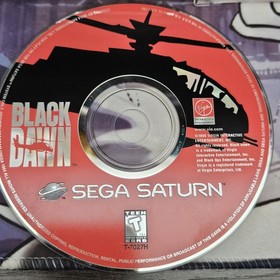 Black Dawn Sega Saturn 1996 Complete in box CIB Shown Working Tested Reg Card