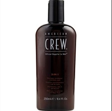American Crew 3 in 1 Multifunctional Shampoo Conditioner and Shower Gel 250 Ml