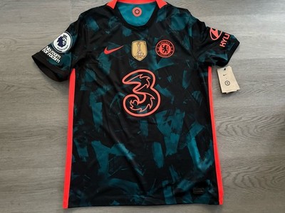 Chelsea FC Nike 2021/2022 3rd Kit World Champions Badge Herren Shirt - Large Neu mit Etikett