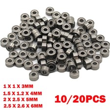 10/20x Miniature Small Bearings 1mm 1.5mm 2mm 2.5mm For Remote Control Model USA
