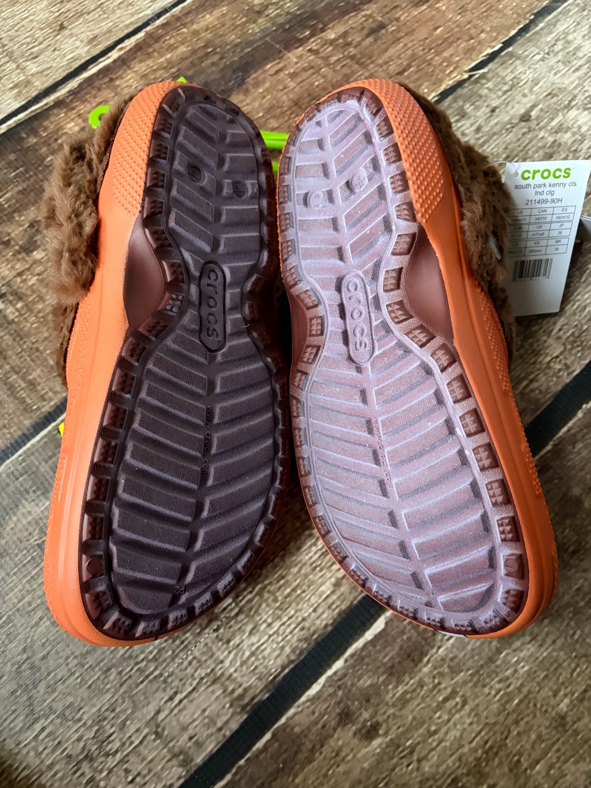 CROCS SOUTH PARK CLASSIC CLOG KENNY FUR LINED MENS 8 WOMENS 10 NEW IN BAG image 8
