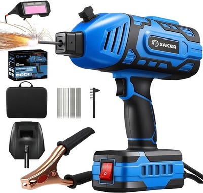 Saker Portable Welding Machine 110V IGBT 5 Variable Blue