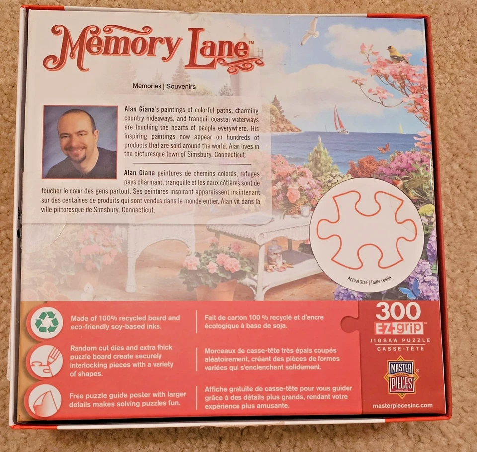 MasterPieces Memory Lane 300 Piece Puzzle Called Memories EZ Grip Jigsaw Puzzle - Image 2 of 4