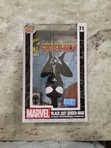Funko POP! Comic Cover: Web of Spider-Man Black Suit Spider-Man #71 Special Ed