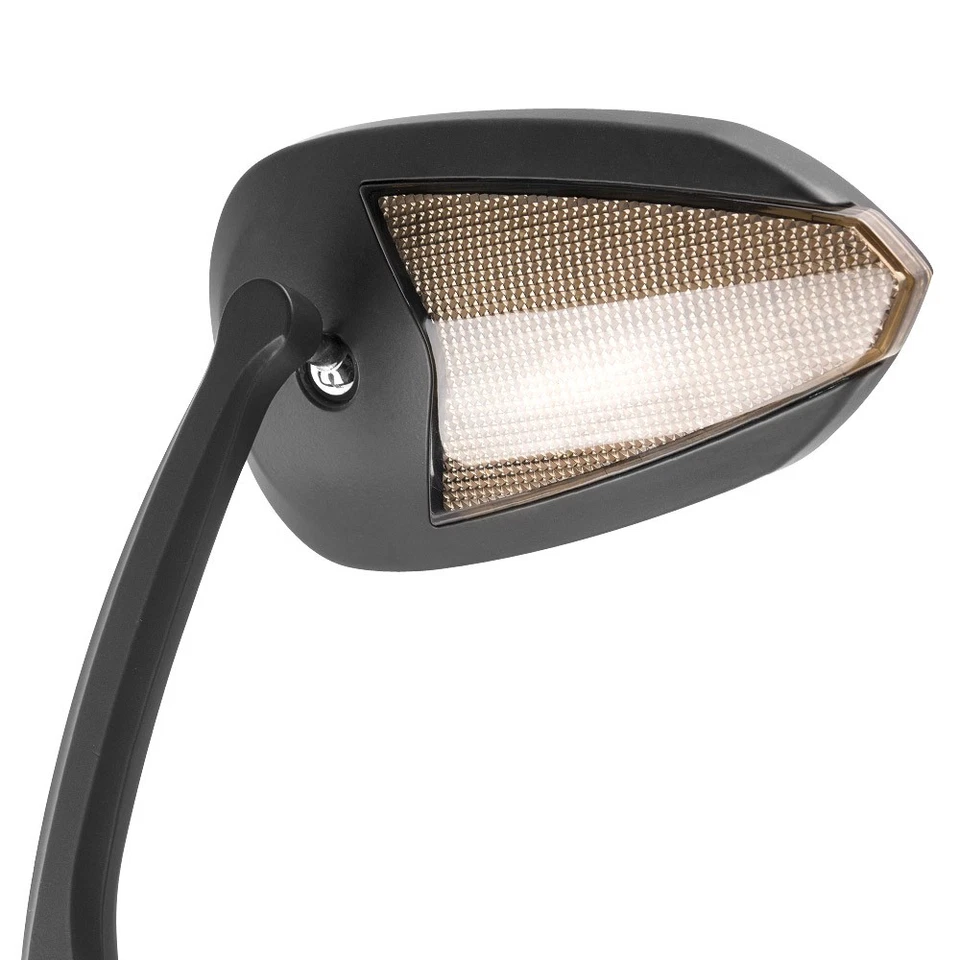 noir aluminum rétro LED feux clignotants pour HD FXDB Dyna Street Bob Fat Bob - Photo 2/4
