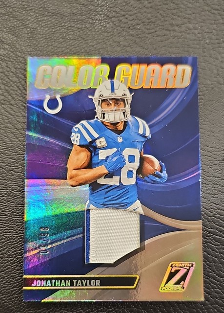 2023 Panini Zenith - Color Guard Jonathan Taylor #CG-11 Prime /50 (MEM)