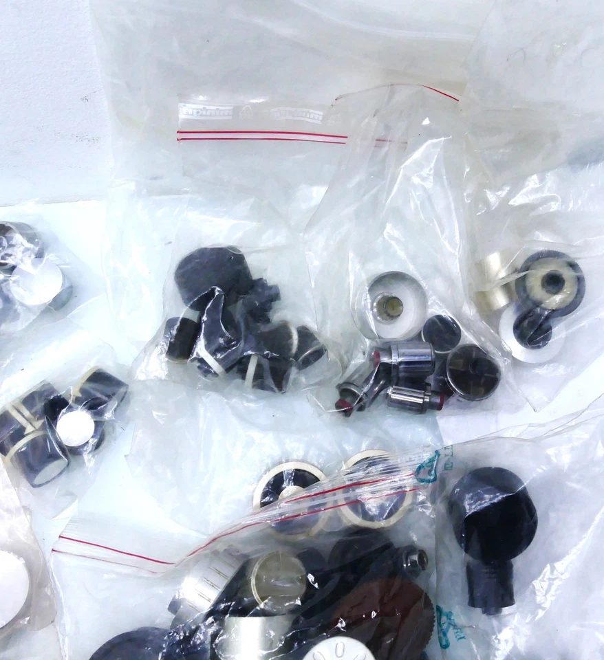 Konvolut HiFi Regler Knöpfe Potikappen Alu Kunststoff Vintage I779 - Bild 4 von 4