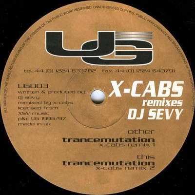 DJ Sevy - Trancemutation (Remix) - UK 12'' Vinyl - 1997 - UG