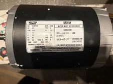 GF2034 Blower Motor 1/3HP 115V 60Hz 1725RPM 48FR Replaces Packard 45013 Ao Smith