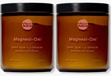 Moon Juice  Magnesi-Om, Berry  Jar,  Support Brain Health & Rest  X 2 Bottles