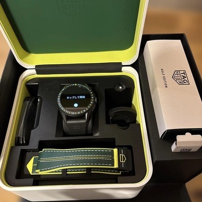 TAG Heuer Connected x Malbon Golf Calibre E4 Armbanduhr Uhr mit Box r#