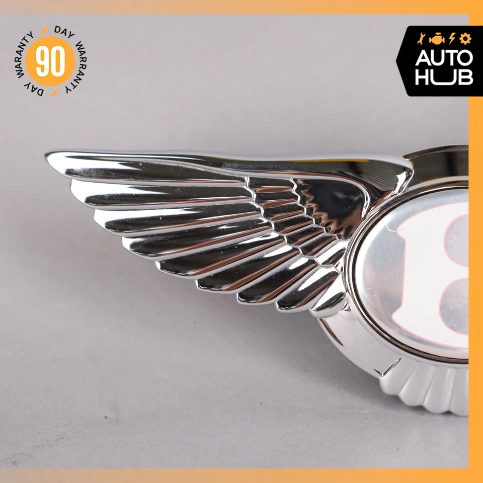 13-15 Bentley Continental GTC GT Trunk Lid Unlock Release Handle Emblem OEM 49k - Image 4 of 4