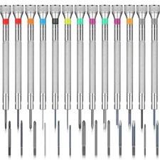 Chumia 13 Pieces Micro Precision Watch Screwdriver Set Jewelers Screwdriver K...