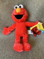 Sesame Street Friends 9" inch Elmo Plush Stuffed Animal 18m - NEW WITH TAGS