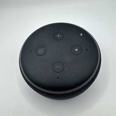 Amazon Alexa Echo Dot 3rd Generation - Black - Tested - With Cord - Decent