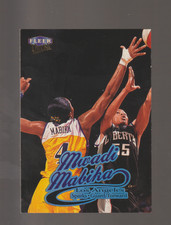 mwadi mabika 1999 ultra base card,kinshasa congo,los angeles sparks,#89