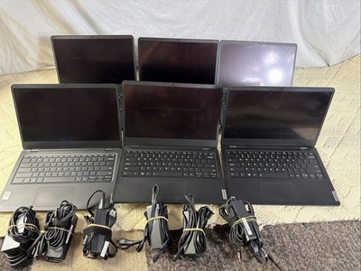 Lot Of 6 Lenovo 14w Gen 2 AMD (14 ) Windows 11 Pro 128GB Touchscreen Backlit