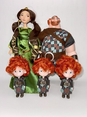 Disney Store Brave Pixar King Fergus Merida Triplets Queen Elinor