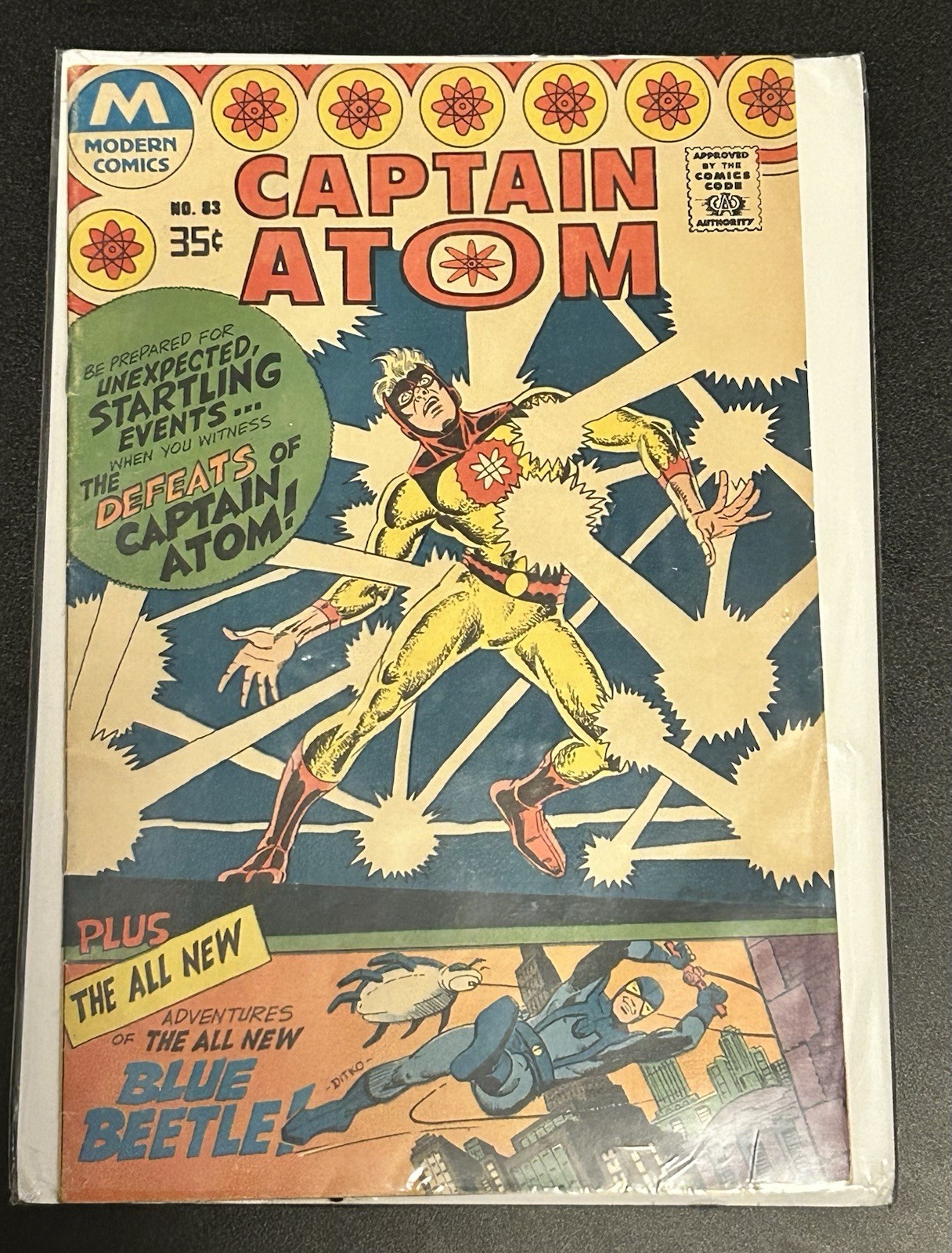 Captain Atom 1977 #85 Comic Book Reprint, VG 4.0 Modern Comics