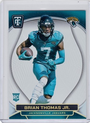 #/40 Brian Thomas Jr RC   2024 Totally Certified  Mirror WHITE #108  Rookie