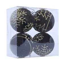 4Pcs Christmas Ball Baubles Ornament Shatterproof for Christmas Tree Wedding