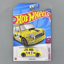 Hot Wheels Morris Mini Yellow TREASURE HUNT HW Compact Kings 5/5 161/250 2022