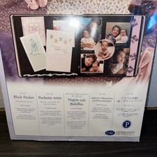 Creative Memories BLACK POCKET Scrapbook 10 Pages 5 Sheets 12x12 NEW