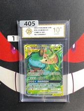 (9-1)-Pokemon Card Venusaur & Snivy GX 001/061 RR Tag Team S-Chinese-P gold 10