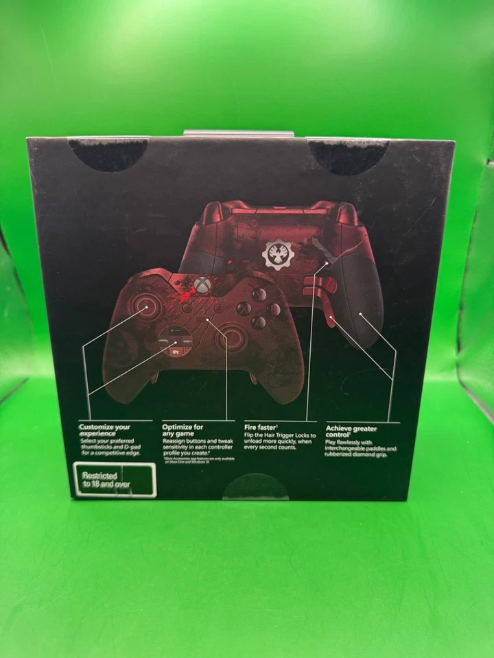 Microsoft Xbox One Gears Of War 4 Elite Controller - Excellent Condition - RARE - image 3 of 4