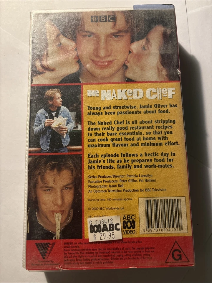 The Naked Chef, BBC, Jamie Oliver, VHS Tape Vintage Video 2000 with Free Postage - Image 3 of 3