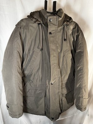 Rainforest RFT THICK Down Puffer Winter Jacket Coat Parka Mens Large Olive Green