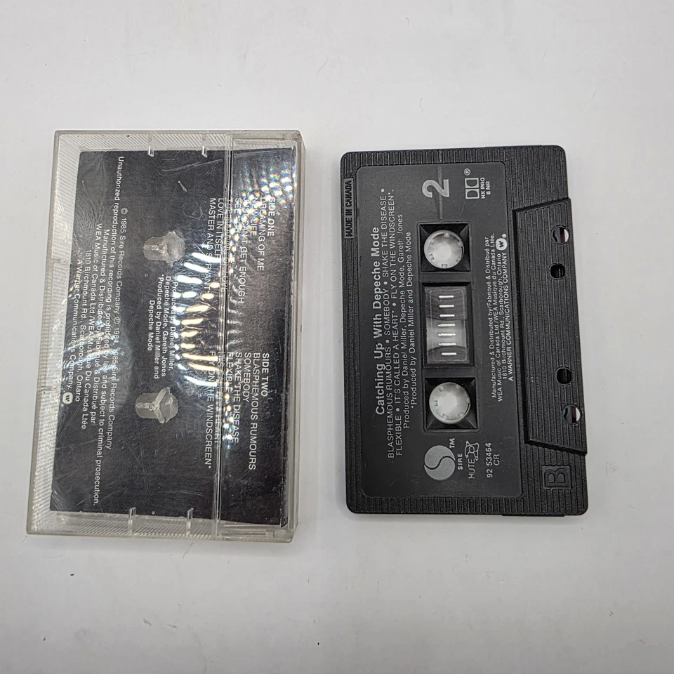 Catching Up With Depeche Mode Cassette Tape 1985 Tested - Image 4 of 4
