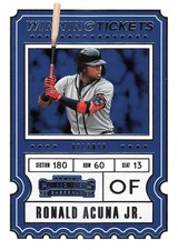 2020 Panini Contenders - Winning Tickets Ronald Acuña Jr. #WT-11