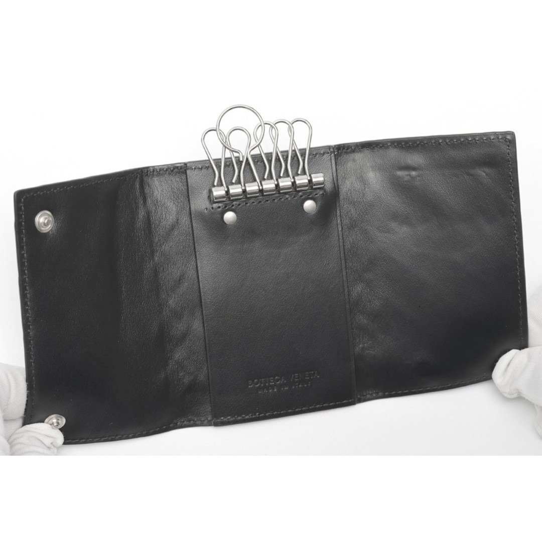 Jacquemus BOTTEGA VENETA Intrecciato Key Case 630336 Calfskin Black Used TOMI-0 thumbnail 5