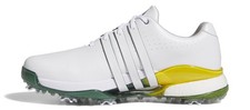 Adidas TOUR360 24 IH8540 FTWR White Collegiate Green Yellow Men Golf Shoe