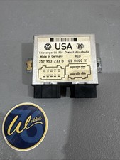 Vw Corrado Slc Vr6 Anti-theft Security Alarm Control Module Oem 357 953 233 B