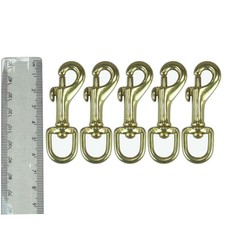 Solid Brass Trigger Hooks Swivel Snap Hook Clip Lead Handbag 1/2"