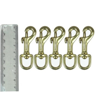 Massive Messing Trigger Haken drehbar Karabinerhaken Clip Blei Handtasche 1/2''