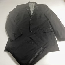 Calvin Klein Tuxedo Suit Black Mens Jacket 38L Pants 32x34