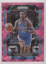 2021-22 Panini Prizm Pink Ice Prizm Theo Maledon #179 i5f