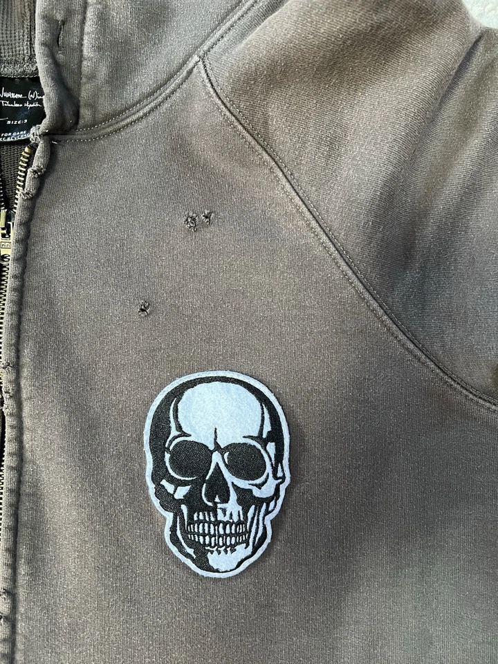 Number Nine "The Clash" Doble Calavera Cremallera MarrónTALLA 3 (L) Foto 2 de 4