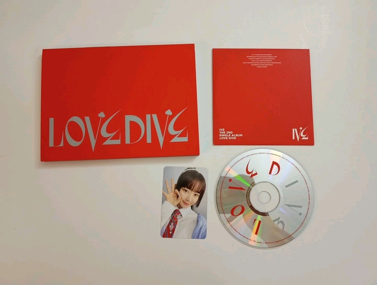 Ive Love Dive Album With Photocard Kpop | eBay