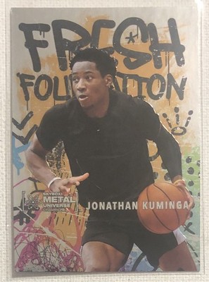 2021 Upper Deck Metal Universe Jonathan Kuminga Fresh Foundation Card #FF10