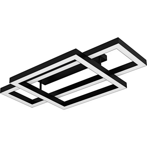 Matte Black LED Semi-Flush Mount from the Lawless Collection - Picture 2 of 7