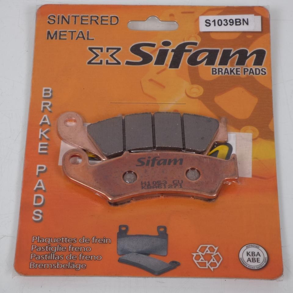 Plaquette de frein Sifam pour éliminer les sifflements sur Honda 400 VFR