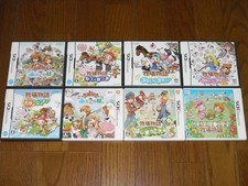 DS 3DS Harest Moon series 8 gamesA Beginning, The Tale of Two Towns +,