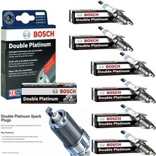 OE GENUINE Double Platinum Spark Plug 6PCS For 2017 PORSCHE 911 H6-3.0L 8124