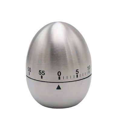 Mechanische Edelstahl Zeitschaltuhr Eierform Küchentimer zum Kochen