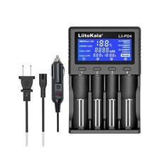 For LiitoKala Lii-PD4 LCD Display Battery Charger For 21700 26650 18650 AA AAA