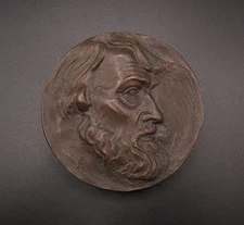 1991 LONDON LIBRARY 150th ANNIVERSARY 83mm MEDAL - BY IAN RANK-BROADLEY